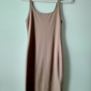 Tan Tank Dress